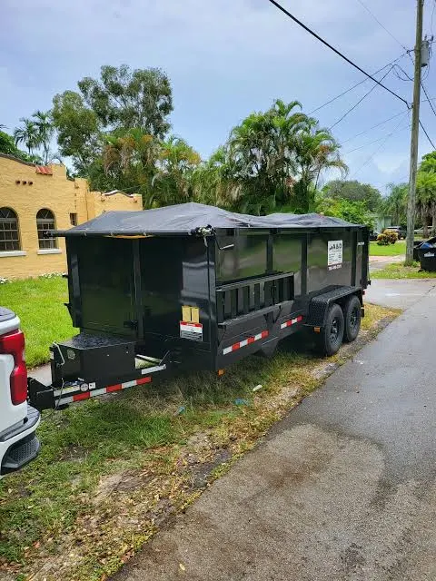 Property cleanout, trailer loaded: finished