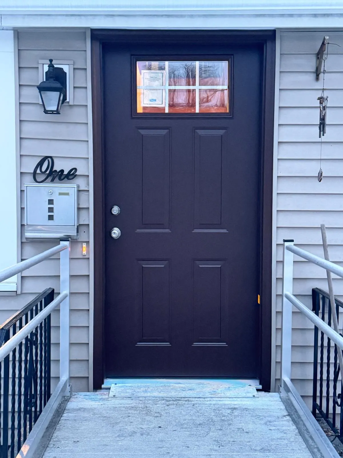 Entry door replacement: after