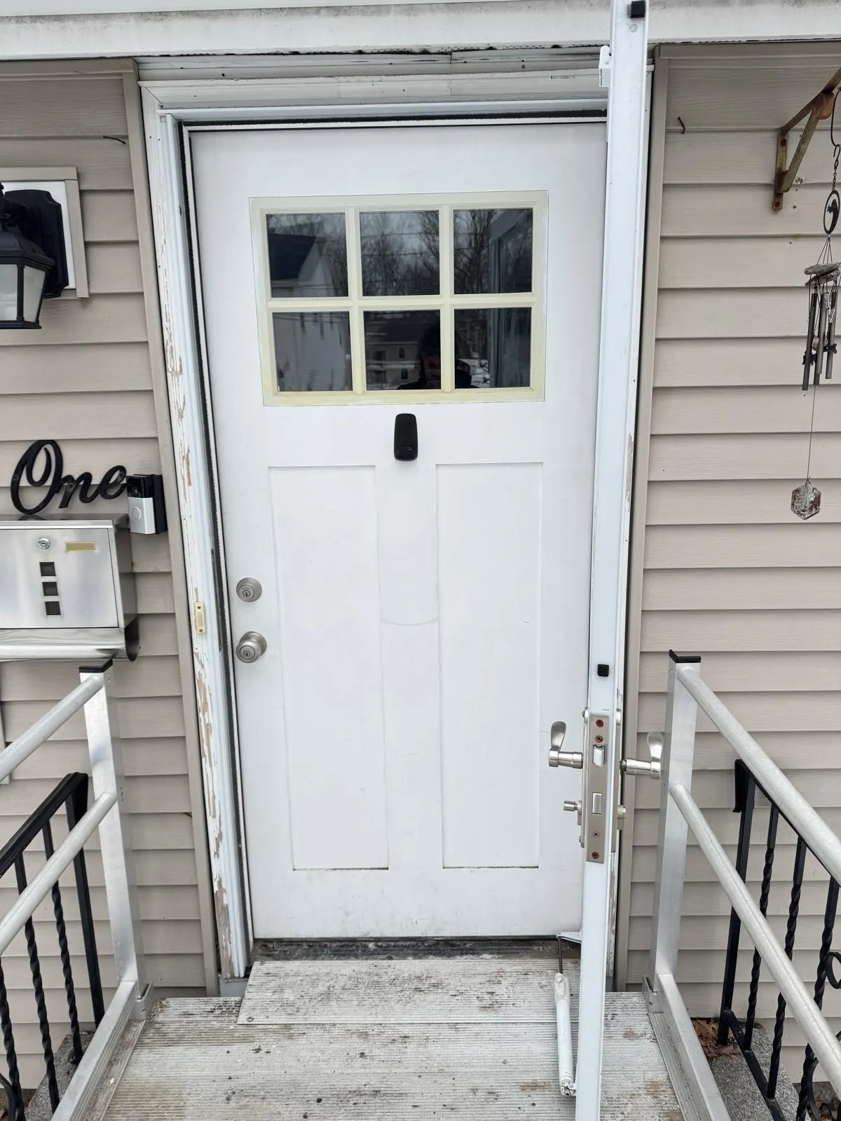 Entry door replacement: before
